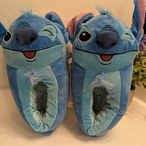 Disney Stitch Plush Slippers – Soft & Cozy House Shoes